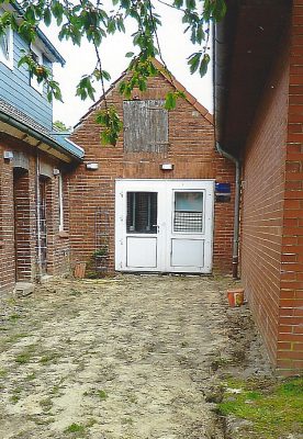 Infohaus-Badbergen - Innenhof - vor der Sanierung